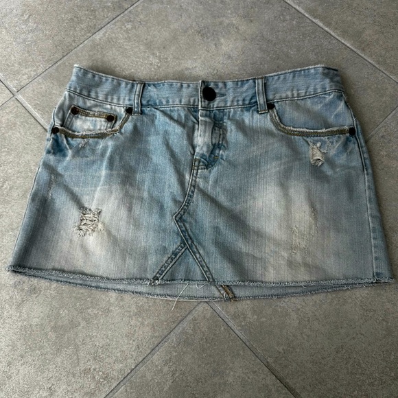 American Eagle Outfitters Pants - American Eagle Women’s Jean Short Skirt Size 12